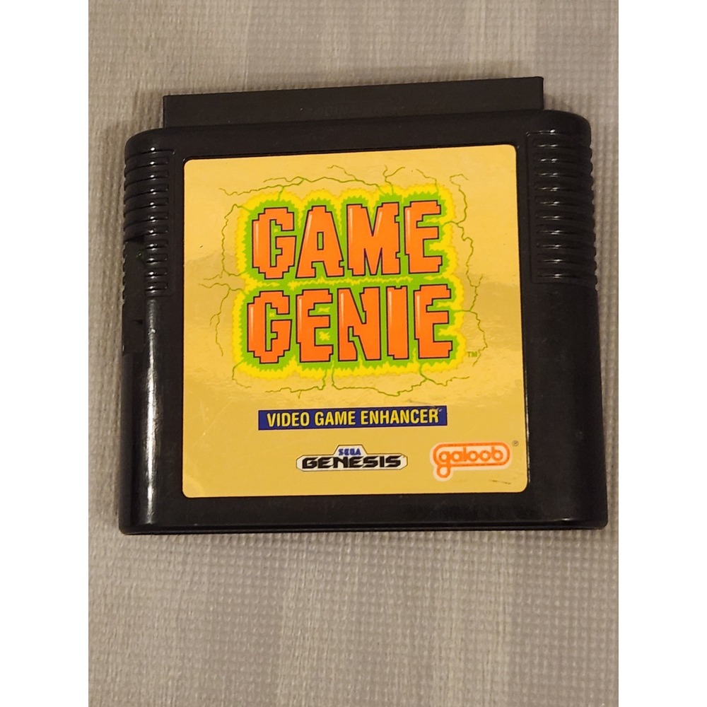 Galoob Game Genie Video Game Enhancer Sega Genesis Cheat Code Cartridge Retro